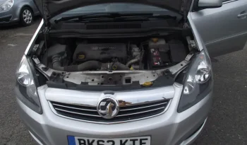 
									Vauxhall Zafira 2012 full								
